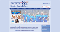 Desktop Screenshot of fayettefamilydentalcare.com